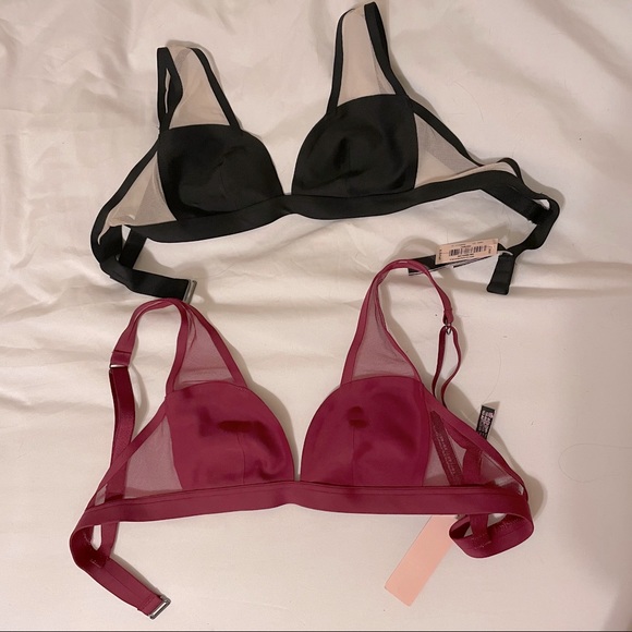 Victoria’s Secret Unlined Mesh Plunge Bralette - Picture 4 of 5